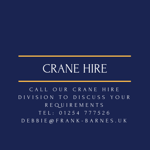 Crane Hire North West England for heavy lifting in Manchester and Blackburn